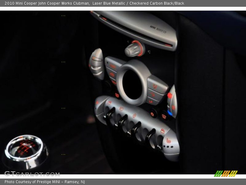 Laser Blue Metallic / Checkered Carbon Black/Black 2010 Mini Cooper John Cooper Works Clubman