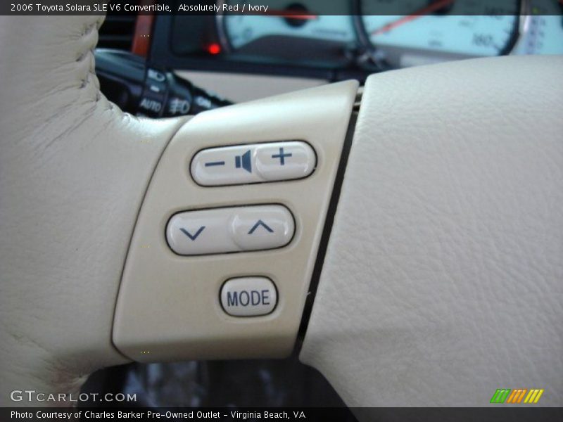 Absolutely Red / Ivory 2006 Toyota Solara SLE V6 Convertible