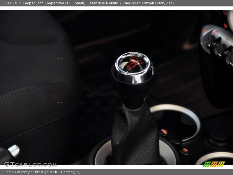 Laser Blue Metallic / Checkered Carbon Black/Black 2010 Mini Cooper John Cooper Works Clubman