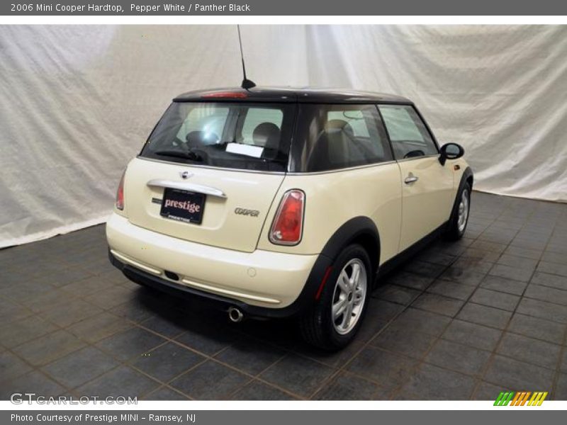 Pepper White / Panther Black 2006 Mini Cooper Hardtop