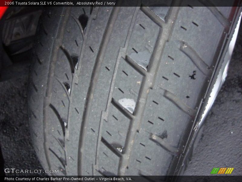 Absolutely Red / Ivory 2006 Toyota Solara SLE V6 Convertible