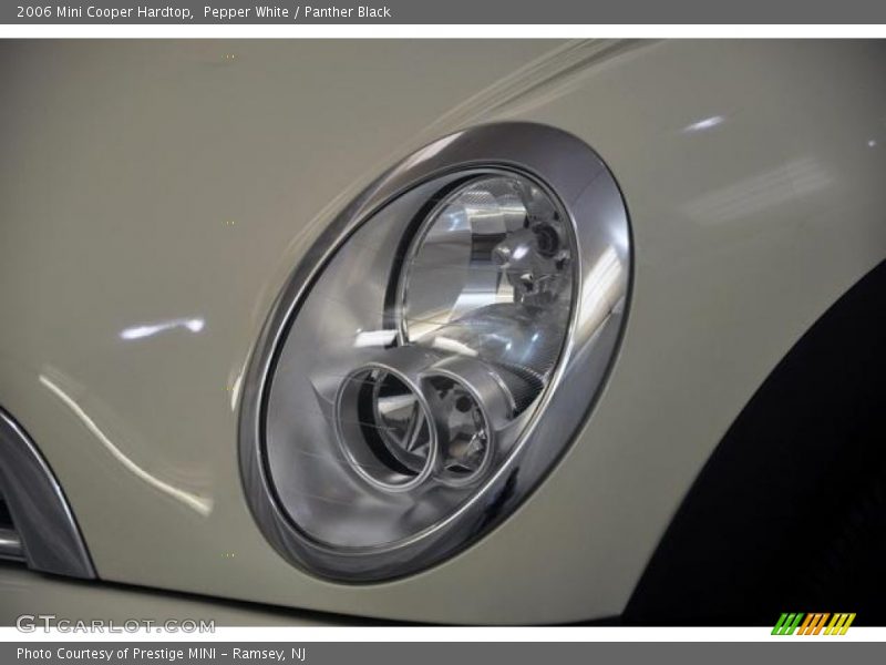 Pepper White / Panther Black 2006 Mini Cooper Hardtop