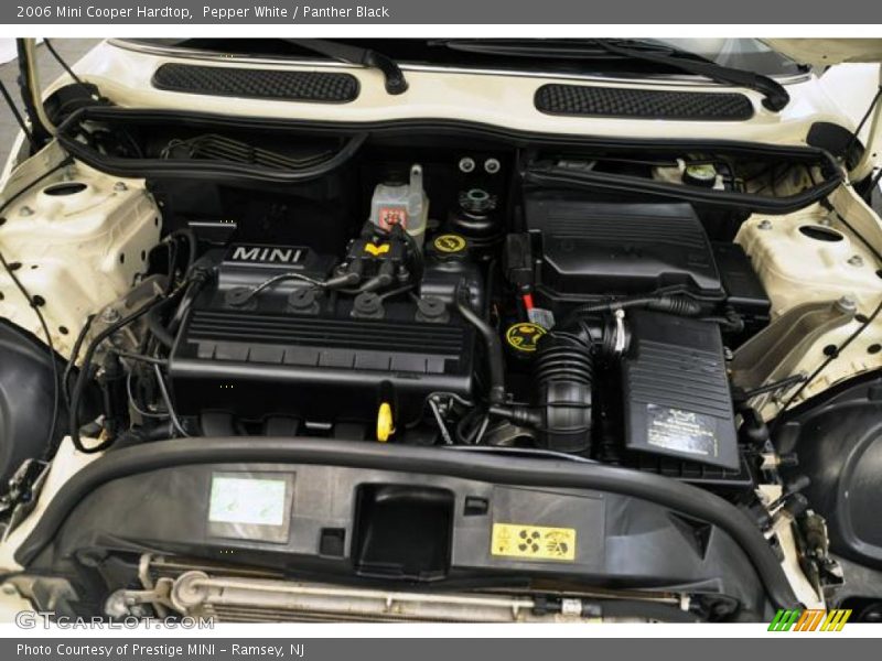 Pepper White / Panther Black 2006 Mini Cooper Hardtop