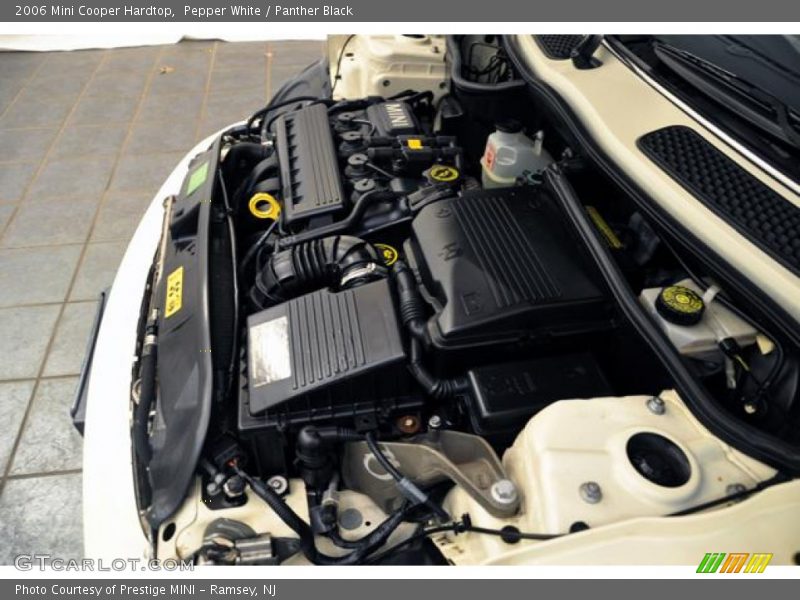 Pepper White / Panther Black 2006 Mini Cooper Hardtop
