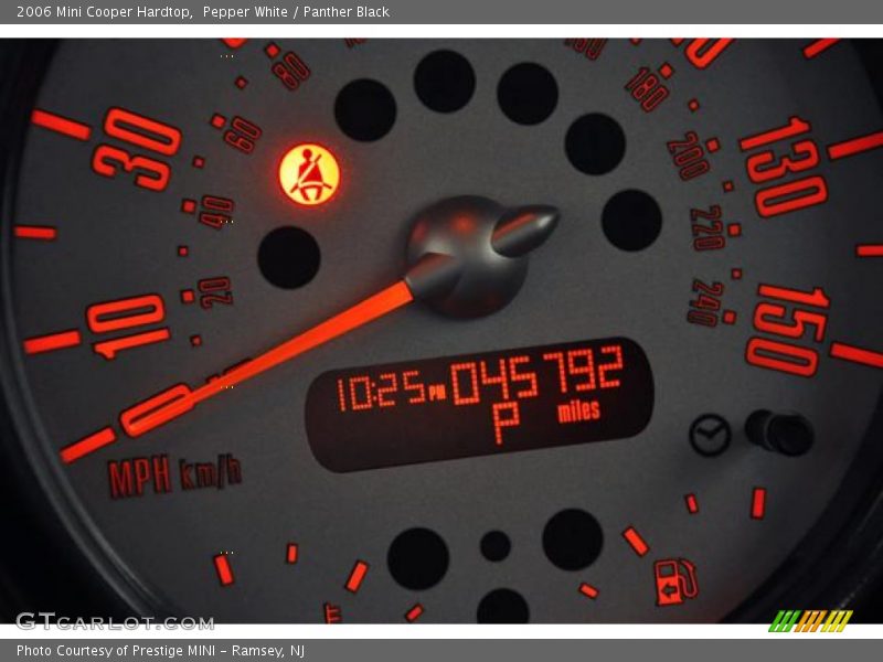 Pepper White / Panther Black 2006 Mini Cooper Hardtop