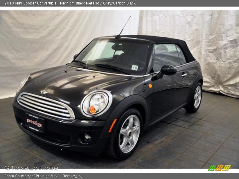 Midnight Black Metallic / Grey/Carbon Black 2010 Mini Cooper Convertible