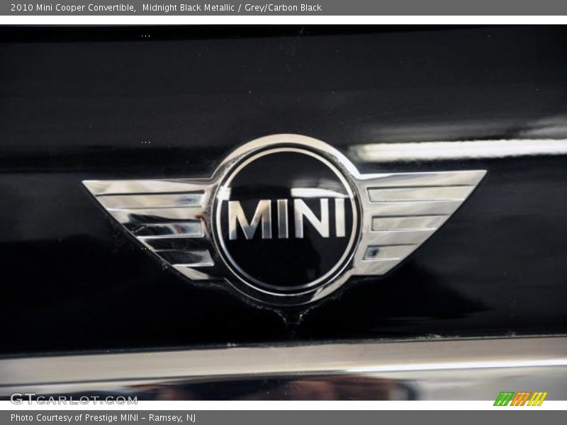 Midnight Black Metallic / Grey/Carbon Black 2010 Mini Cooper Convertible