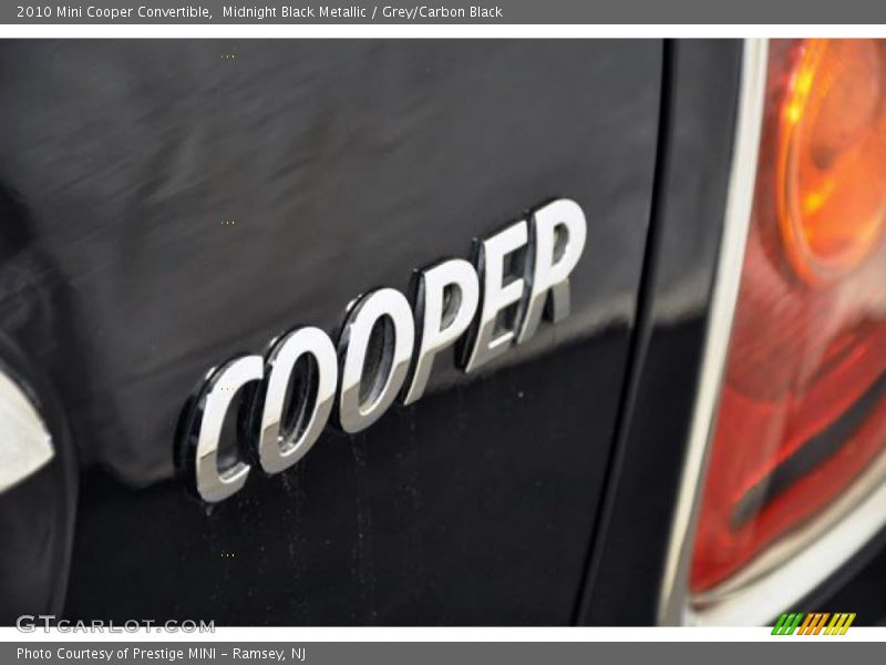 Midnight Black Metallic / Grey/Carbon Black 2010 Mini Cooper Convertible