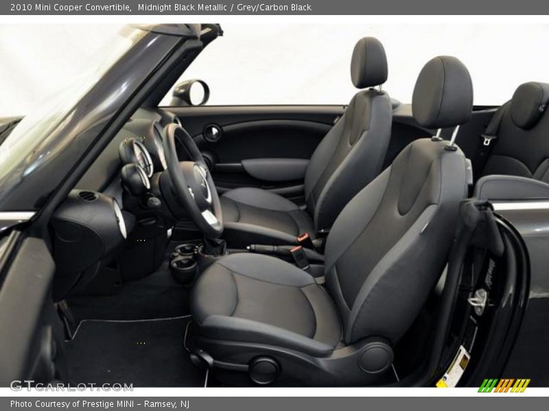 Midnight Black Metallic / Grey/Carbon Black 2010 Mini Cooper Convertible