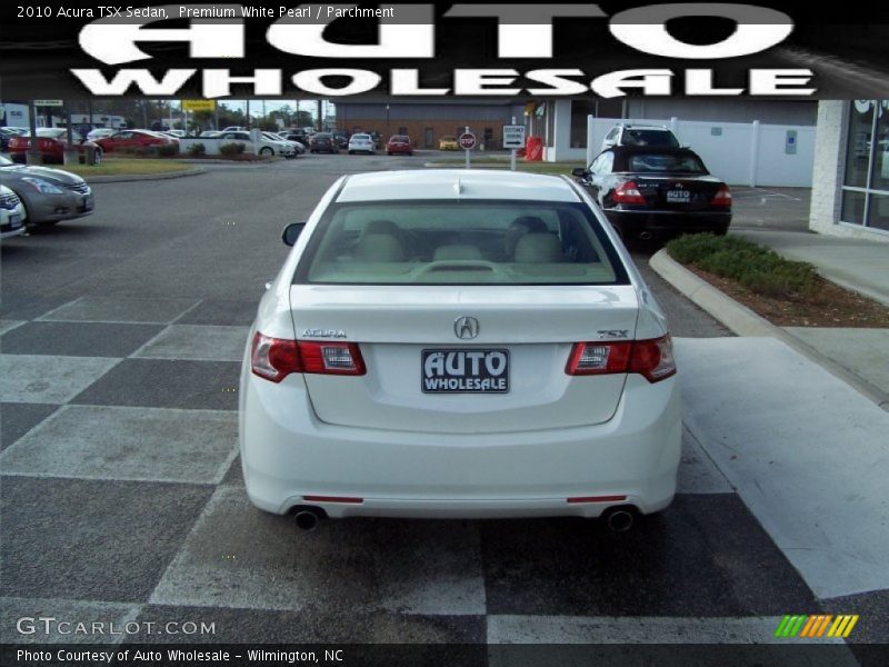 Premium White Pearl / Parchment 2010 Acura TSX Sedan