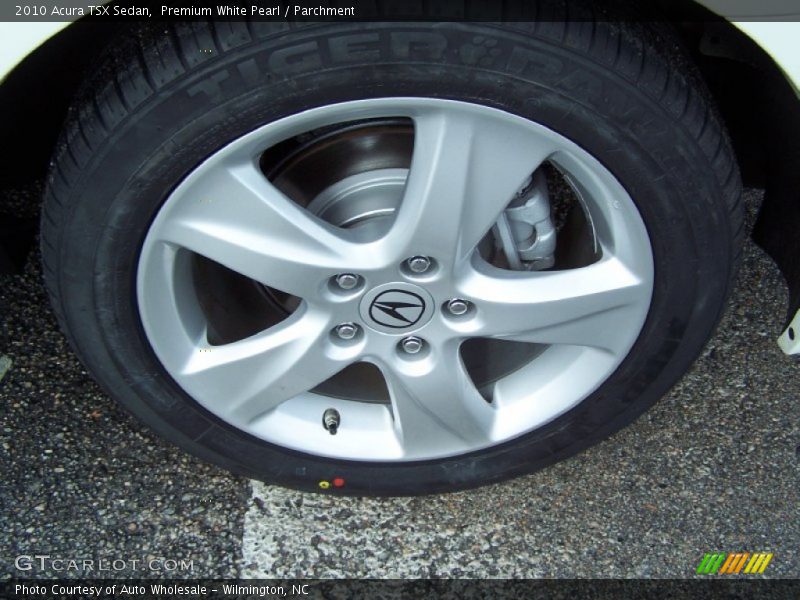 Premium White Pearl / Parchment 2010 Acura TSX Sedan