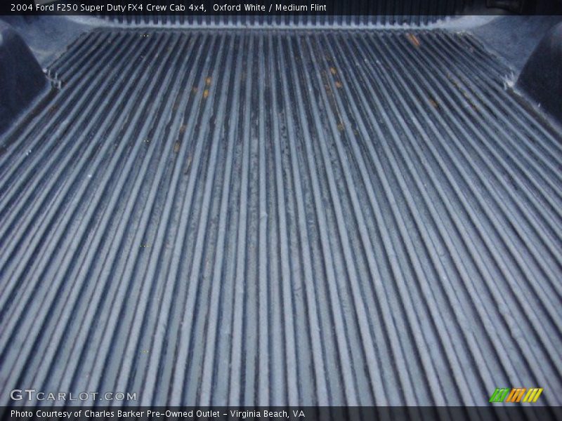 Oxford White / Medium Flint 2004 Ford F250 Super Duty FX4 Crew Cab 4x4