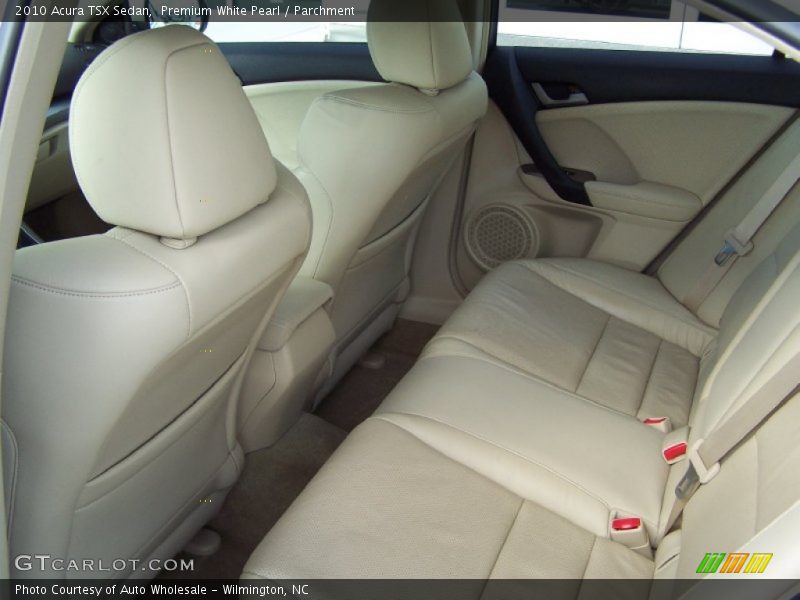 Premium White Pearl / Parchment 2010 Acura TSX Sedan