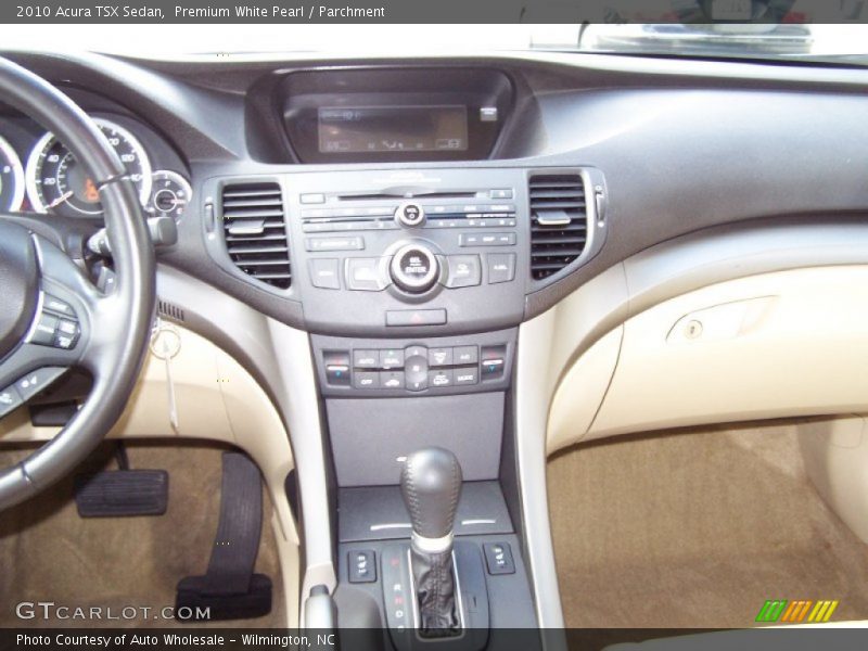 Premium White Pearl / Parchment 2010 Acura TSX Sedan