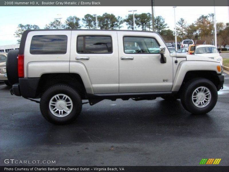 Boulder Gray Metallic / Ebony Black 2008 Hummer H3 X