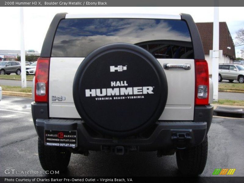 Boulder Gray Metallic / Ebony Black 2008 Hummer H3 X