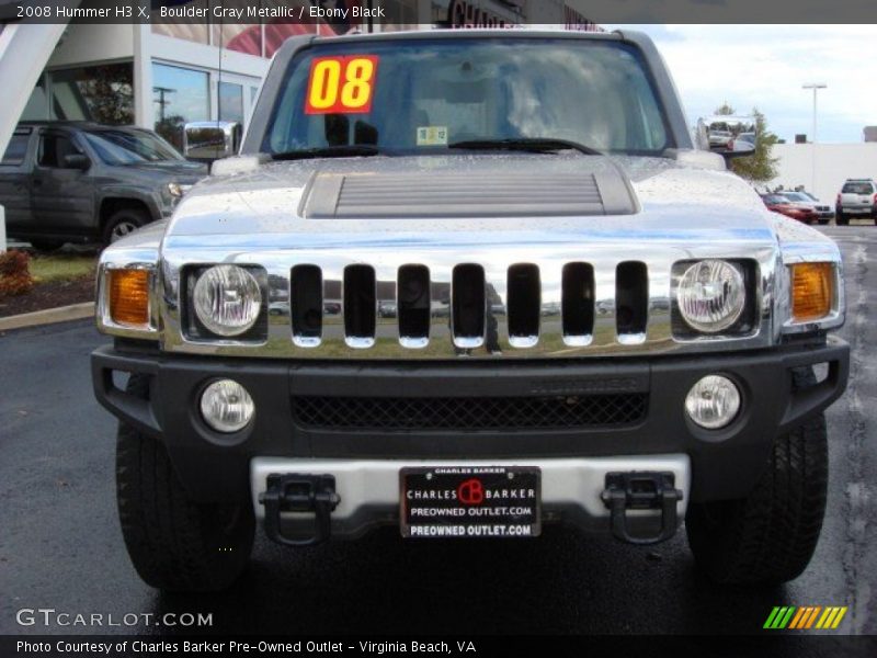 Boulder Gray Metallic / Ebony Black 2008 Hummer H3 X