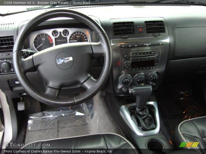 Boulder Gray Metallic / Ebony Black 2008 Hummer H3 X
