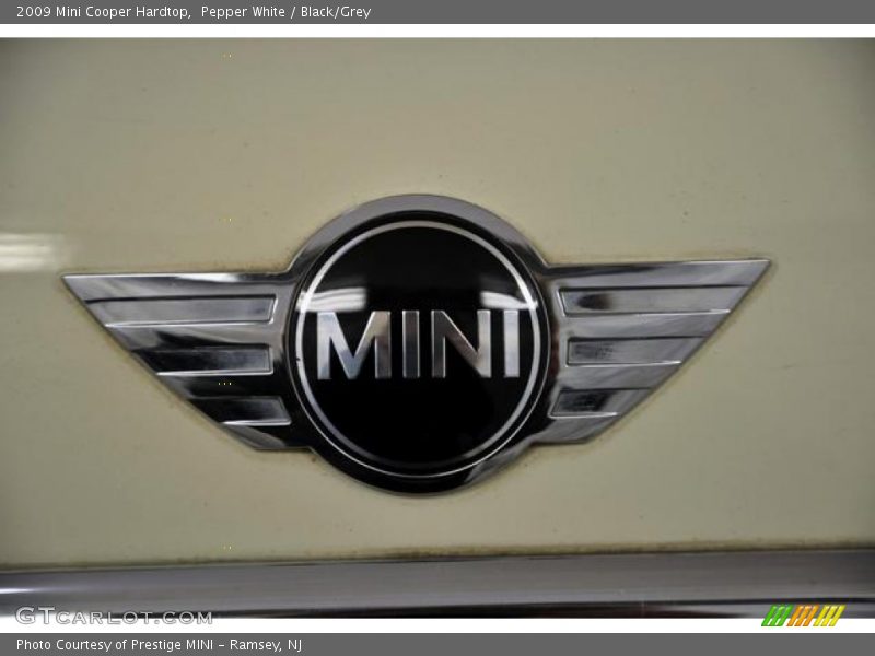 Pepper White / Black/Grey 2009 Mini Cooper Hardtop