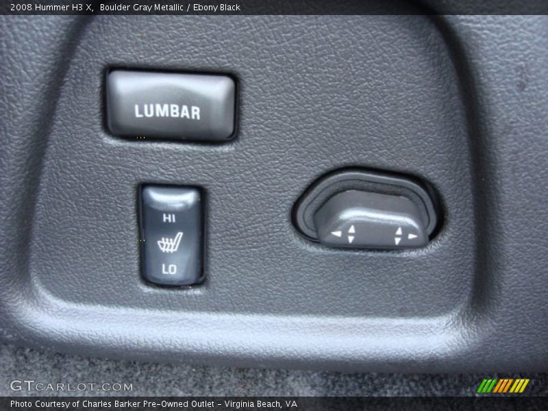 Boulder Gray Metallic / Ebony Black 2008 Hummer H3 X