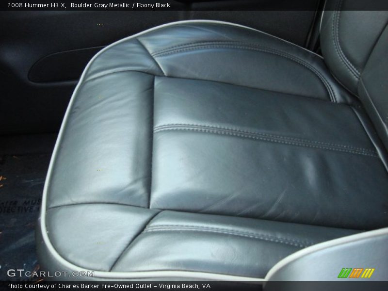 Boulder Gray Metallic / Ebony Black 2008 Hummer H3 X