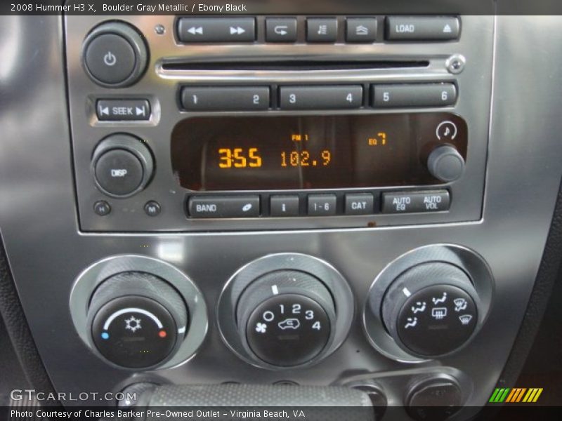 Boulder Gray Metallic / Ebony Black 2008 Hummer H3 X