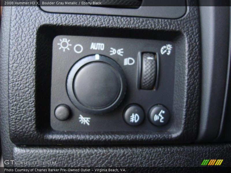 Boulder Gray Metallic / Ebony Black 2008 Hummer H3 X