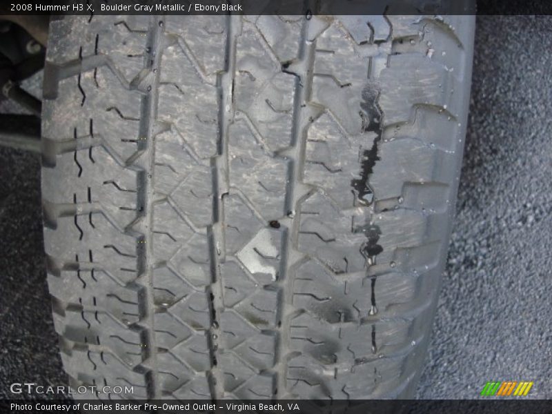 Boulder Gray Metallic / Ebony Black 2008 Hummer H3 X