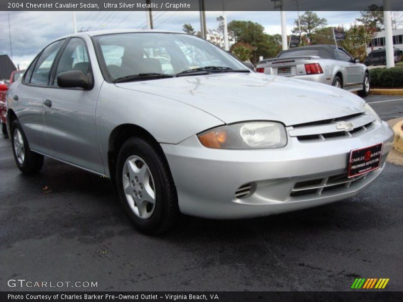 Ultra Silver Metallic / Graphite 2004 Chevrolet Cavalier Sedan