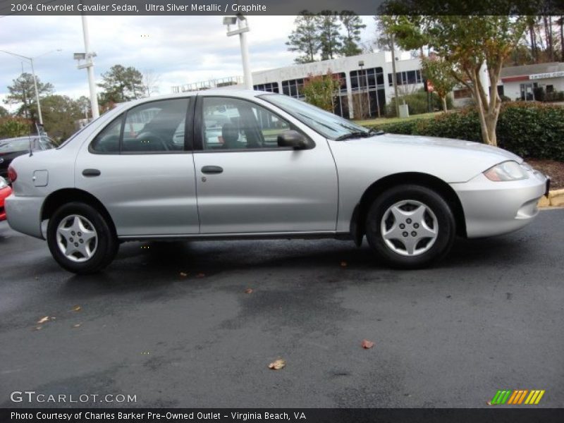 Ultra Silver Metallic / Graphite 2004 Chevrolet Cavalier Sedan