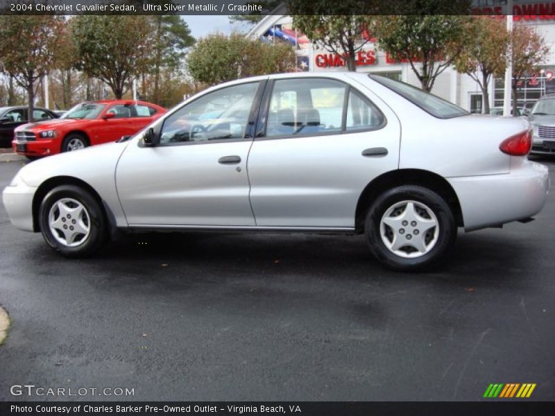 Ultra Silver Metallic / Graphite 2004 Chevrolet Cavalier Sedan