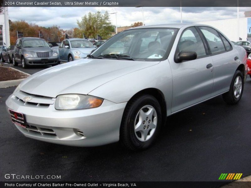 Ultra Silver Metallic / Graphite 2004 Chevrolet Cavalier Sedan