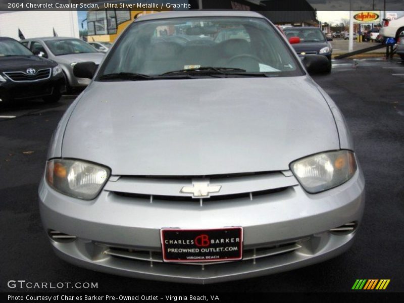 Ultra Silver Metallic / Graphite 2004 Chevrolet Cavalier Sedan