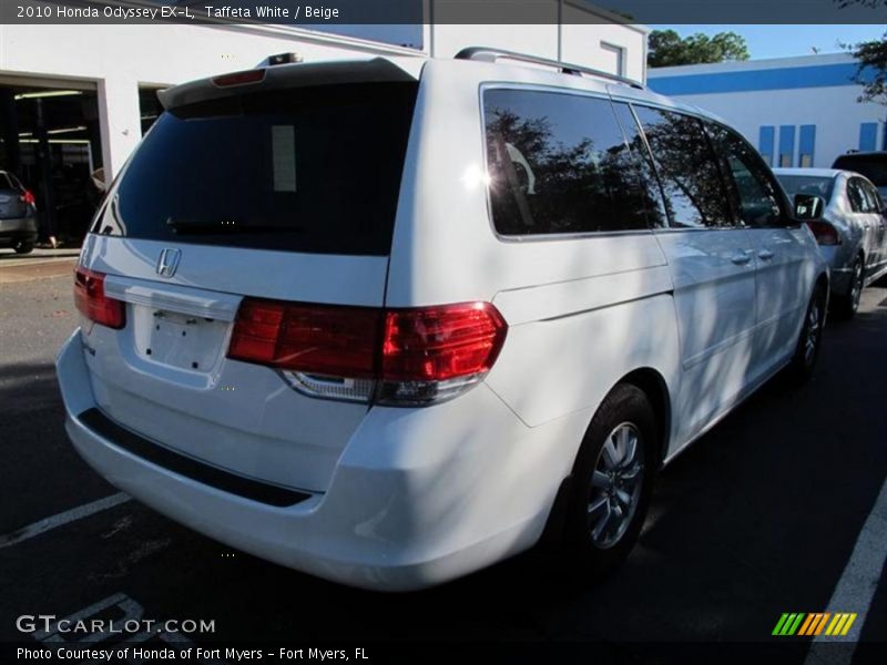 Taffeta White / Beige 2010 Honda Odyssey EX-L