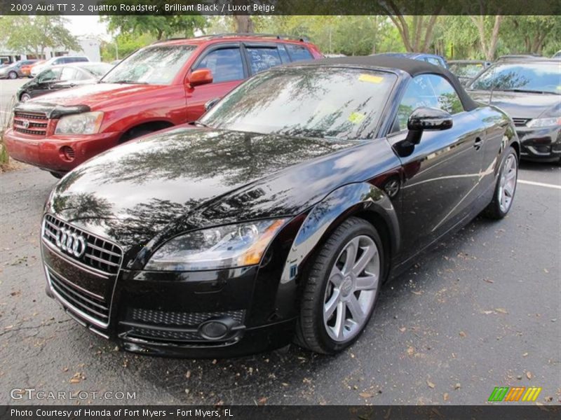 Front 3/4 View of 2009 TT 3.2 quattro Roadster