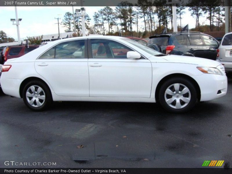 Super White / Ash 2007 Toyota Camry LE