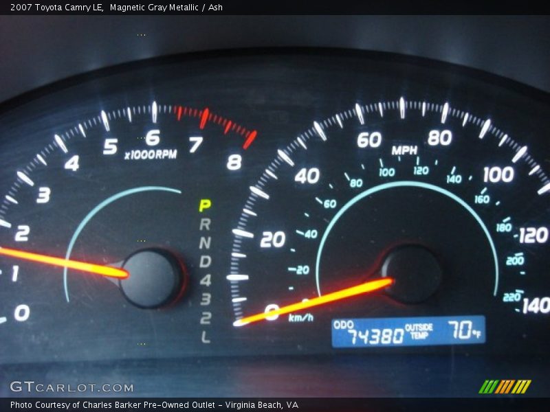 Magnetic Gray Metallic / Ash 2007 Toyota Camry LE