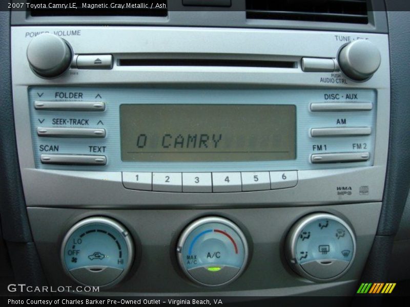 Magnetic Gray Metallic / Ash 2007 Toyota Camry LE