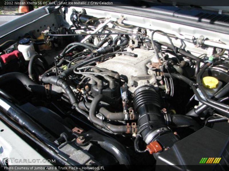 Silver Ice Metallic / Gray Celadon 2002 Nissan Xterra SE V6 4x4