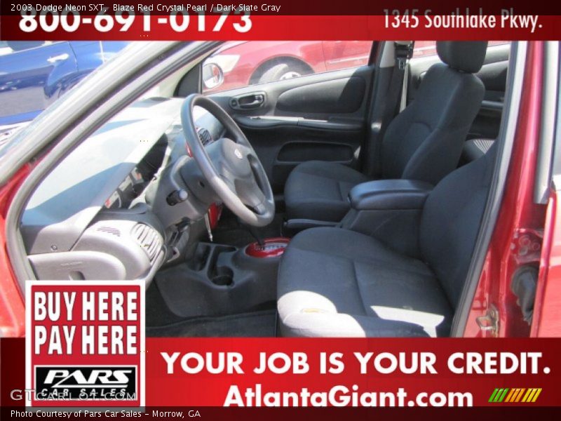 Blaze Red Crystal Pearl / Dark Slate Gray 2003 Dodge Neon SXT