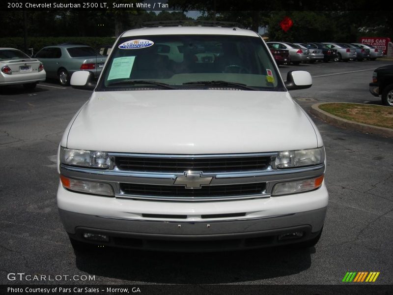 Summit White / Tan 2002 Chevrolet Suburban 2500 LT