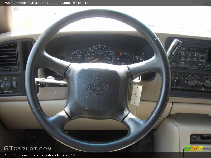 Summit White / Tan 2002 Chevrolet Suburban 2500 LT