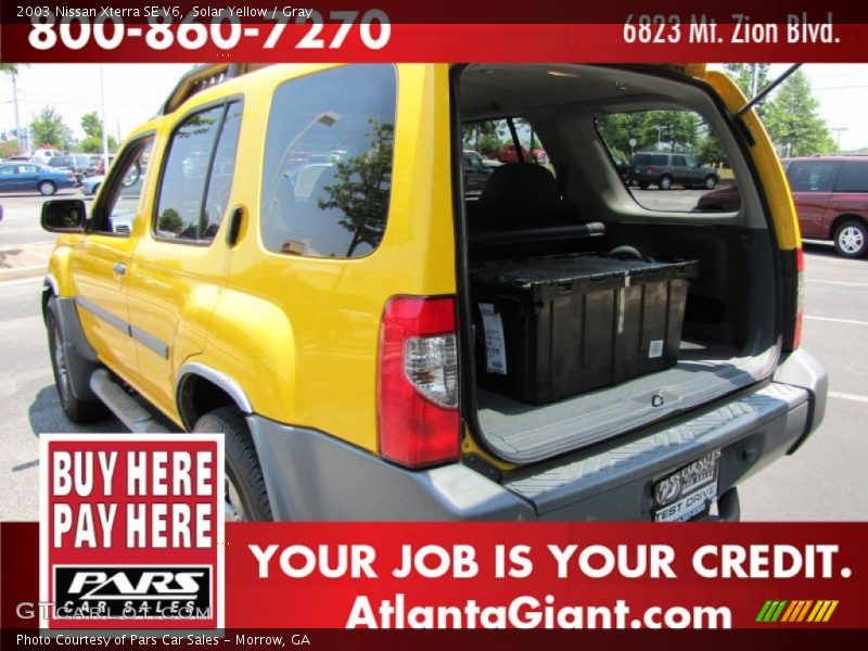 Solar Yellow / Gray 2003 Nissan Xterra SE V6