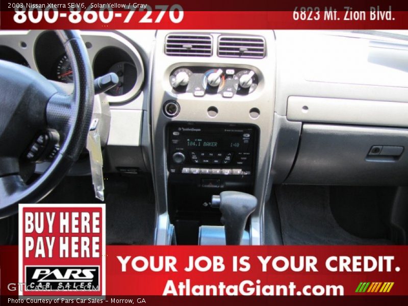Solar Yellow / Gray 2003 Nissan Xterra SE V6