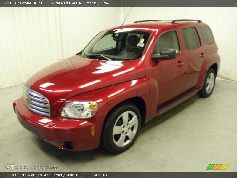 Crystal Red Metallic Tintcoat / Gray 2011 Chevrolet HHR LS