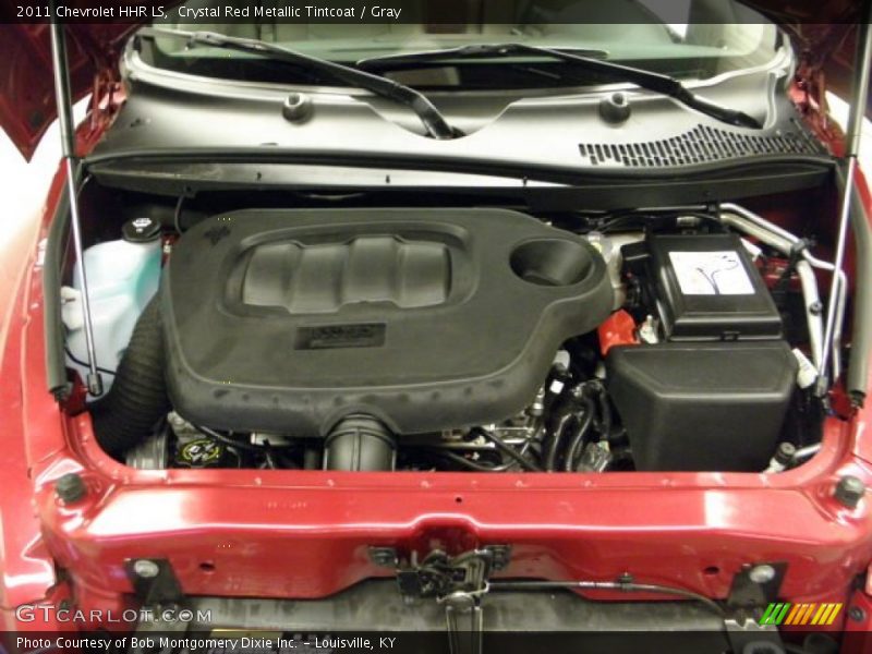 Crystal Red Metallic Tintcoat / Gray 2011 Chevrolet HHR LS