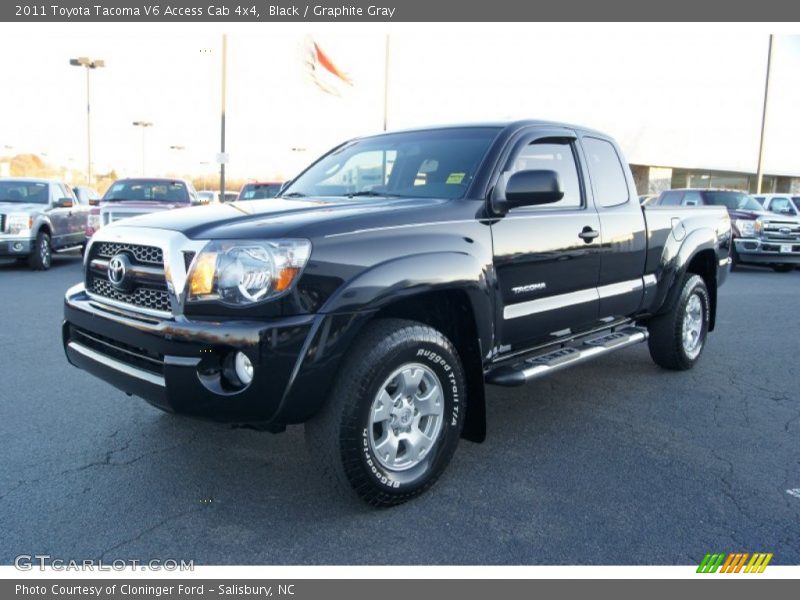 Black / Graphite Gray 2011 Toyota Tacoma V6 Access Cab 4x4