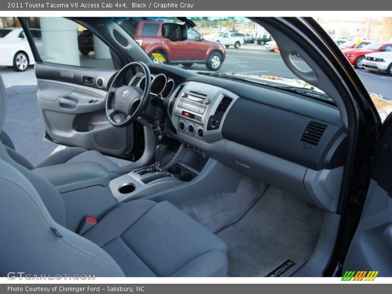 Black / Graphite Gray 2011 Toyota Tacoma V6 Access Cab 4x4