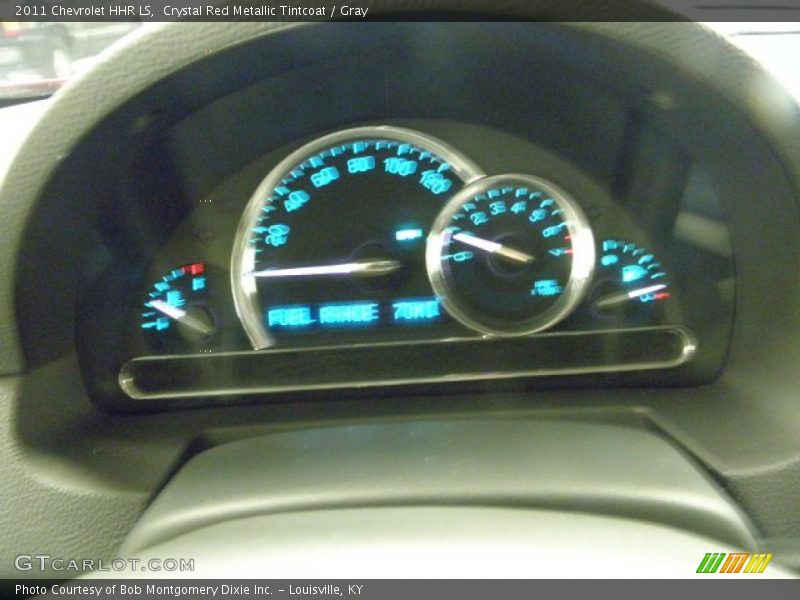 Crystal Red Metallic Tintcoat / Gray 2011 Chevrolet HHR LS