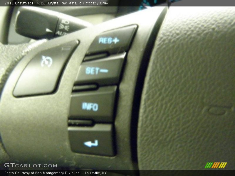 Crystal Red Metallic Tintcoat / Gray 2011 Chevrolet HHR LS